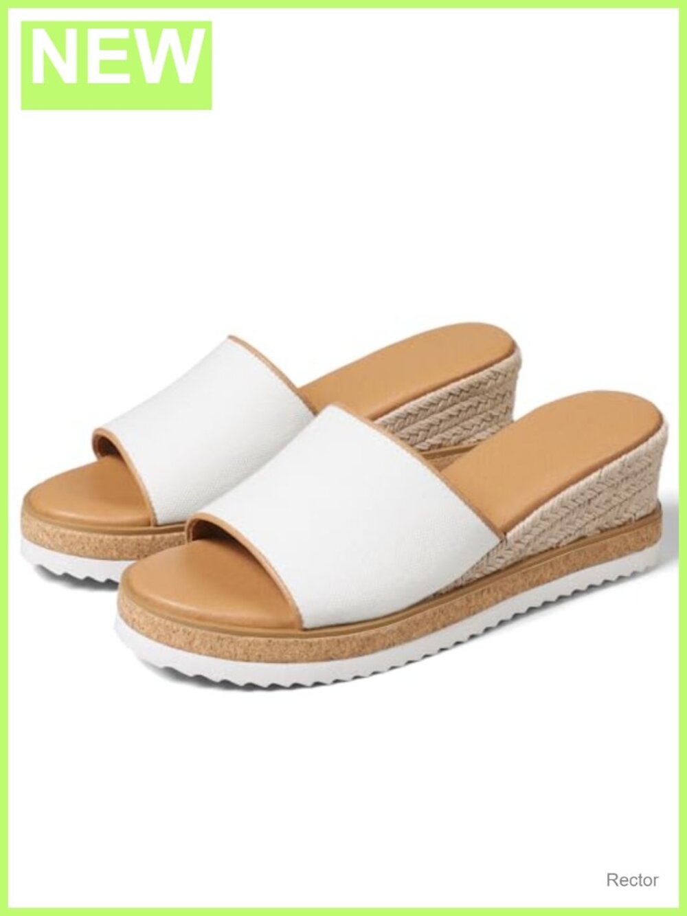 Slip On Wedge Sandals for Women Open Toe Platform Beach Slide Espadrilles Mules